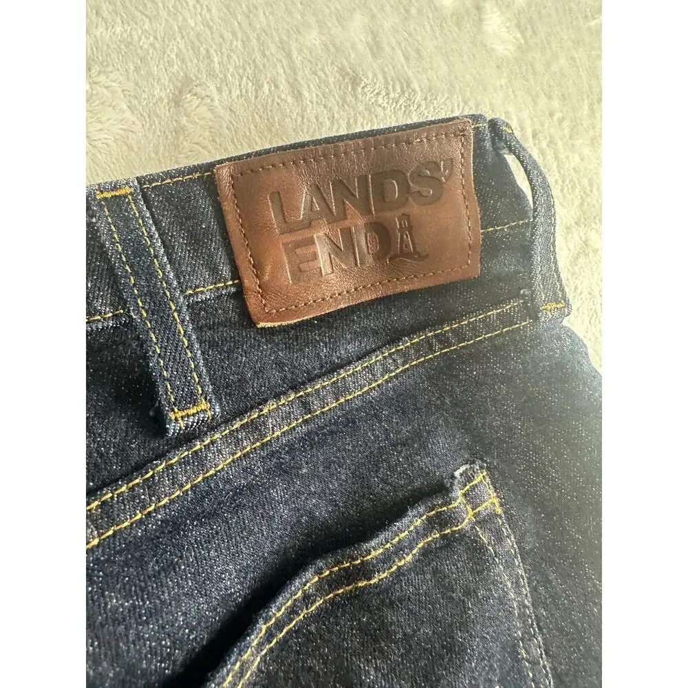 Lands’ End Men’s 5 Pocket Denim Jeans – Traditional Fit – Size 35
